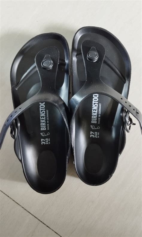 Birkenstocks Gizeh Eva Black Women S Fashion Footwear Flipflops And