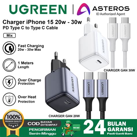 Jual Ugreen Charger Iphone Pro Pro Max Pd Type C Fast Charging W