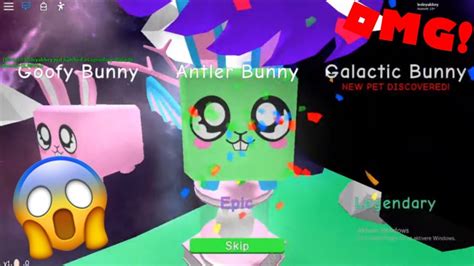 I Hatched Galactic Bunny On Camera 0003 Youtube