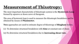 Thixotropy (1) (1) | PPT