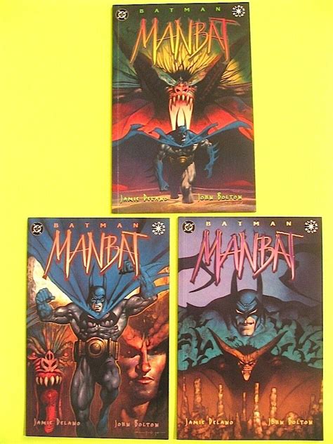 Batman Manbat Man Bat Comics Series All Issues John Bolton