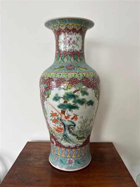 Baluster Vase Famille Rose Porcelain China Catawiki