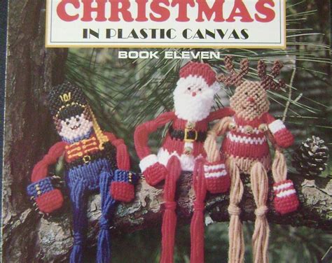 A Festive Christmas In Plastic Canvas Instruction Book Eleven Etsy