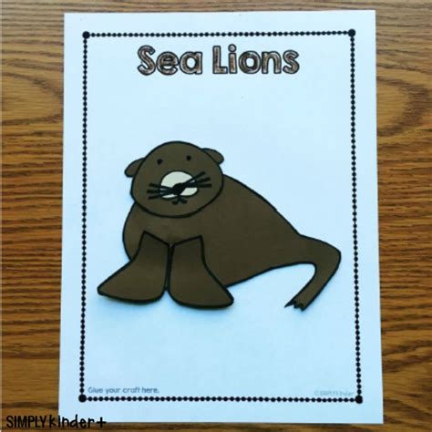 Sea Lion Craft - Simply Kinder Plus