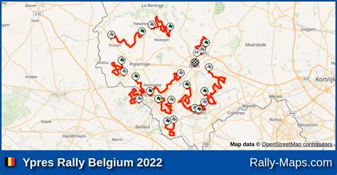 Maps Ypres Rally Belgium Wrc Rally Maps