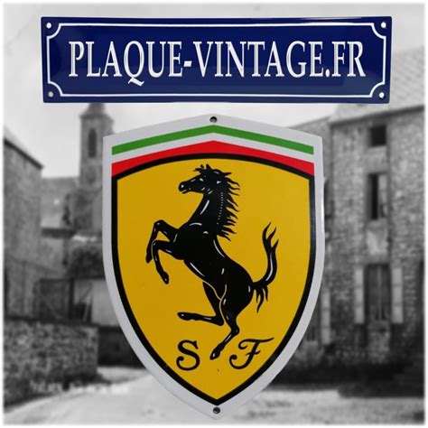 Plaque Maill E Ferrari L Ultime Hommage Au Luxe Italien