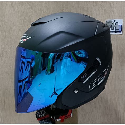 Jual Helm G Optimax Solid Double Visor Indonesia Shopee Indonesia