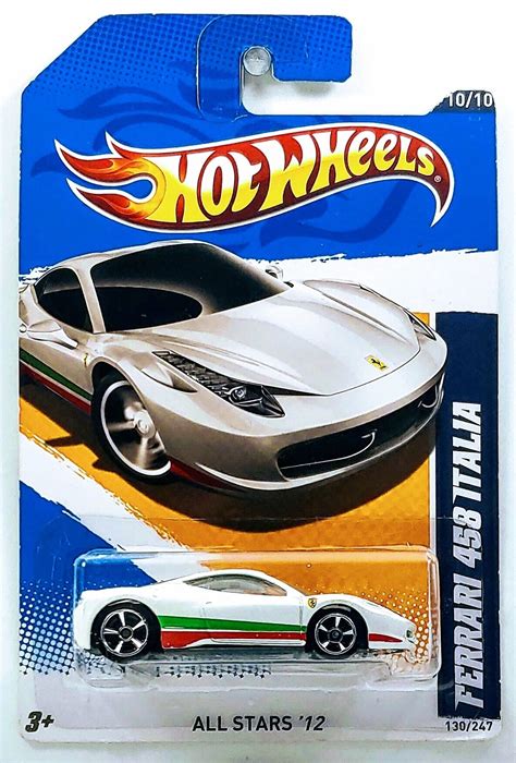 Hot Wheels 2010 Ferrari 458 Italia 034240 10 New Models 164 Scale