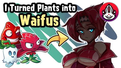 R34 Artist Draws Pvz2 Plants As Anime Girls Youtube