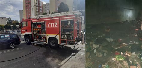 Incendiu într un bloc din Mănăștur 500 kg de gunoaie ardeau la