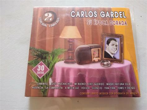 Carlos Gardel Su Epoca Dorada 30 Exitos Tangos Rumbas Milongas 2 X CD