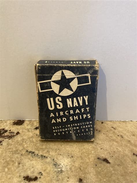 Wwii Us Navy Aircraft And Ship Identification Cards Number For Sale