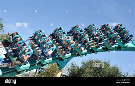 The Kraken Ride SeaWorld Orlando Florida Stock Photo: 32994678 - Alamy