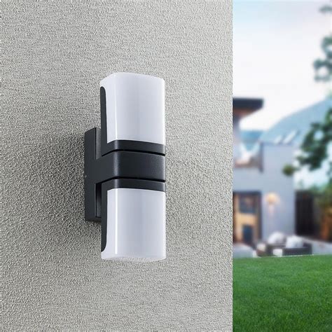 Lindby Jasiah LED Outdoor Wall Light Rotatable Lights Ie