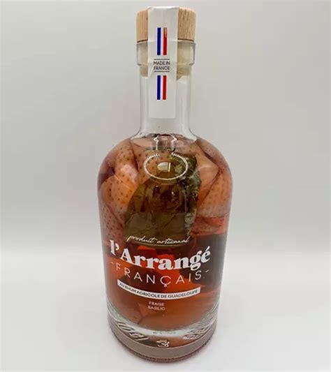 Rhum Arrangé Fraise Basilic Larrangé Français