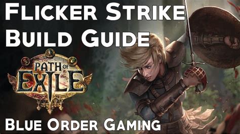 2 6 Flicker Strike Raider Path Of Exile Build Guide YouTube