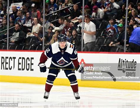 Artturi Lehkonen Of The Colorado Avalanche In First Period Against