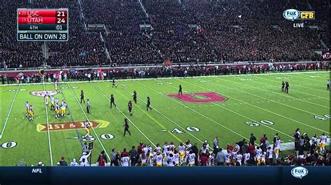 2014 Utah Vs Usc Final Eight Seconds And Celebration Youtube