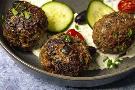 Mediterranean Meatballs With Whipped Feta The Seasonal Junkie Recipe Whipped Feta Ground