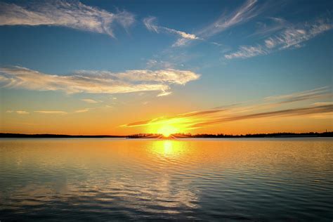 Lake Sunset Photograph By Doug Long Fine Art America