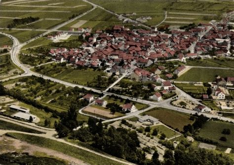 Ansichtskarte Postkarte Gensingen In Rheinhessen Fliegeraufnahme Vom