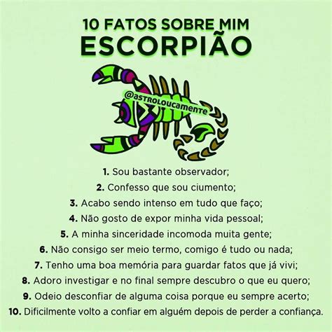 Fatos Sobre Os Escorpianos Voc Se Identifica Todos Os Pontos