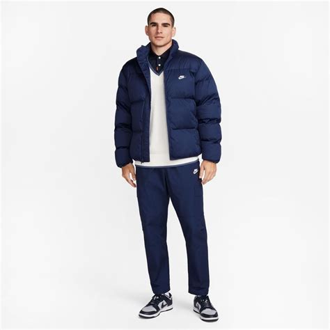 Nike Vinterjakke Therma Fit Club Puffer Navy Hvid