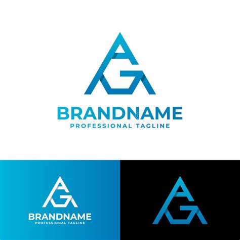 Letter Ag Monogram Logo Suitable For Business With Ag Or Ga Initials