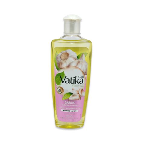 Vatika Garlic Promotes Natural Hair Growth Oil With Vitamin A E F