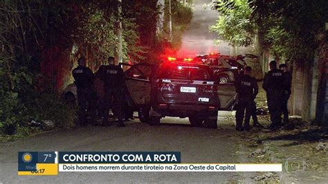 V Deo Dois Homens Morrem Durante Tiroteio Na Zona Oeste De Sp Bom