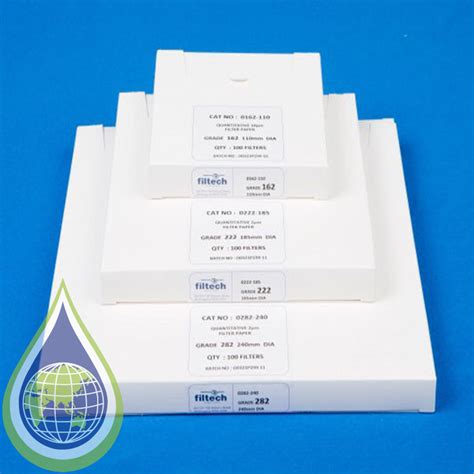 Filtech Grade M Quantitative Ashless Filter Papers