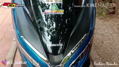 Modifikasi Motor PCX 150 Matte Black YouTube