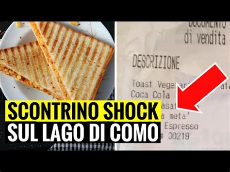 SCONTRINO SHOCK IN ITALIA 2 EURO PER AVER TAGLIATO UN TOAST A META