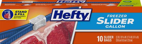 Hefty Slider Freezer Storage Bags Gallon Size 10 Count Buy Online At Best Price In Egypt