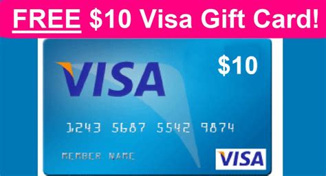 Visa Printable Gift Card