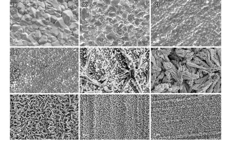 Sem Micrographs Showing The Morphology Of The Deposits Plated With