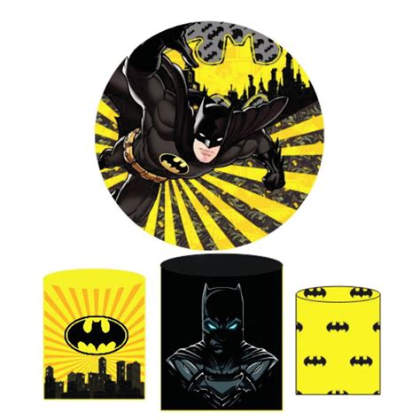 Kit Painel 1 5m Sublimado Trio Cilindros Batman 1 Elo7