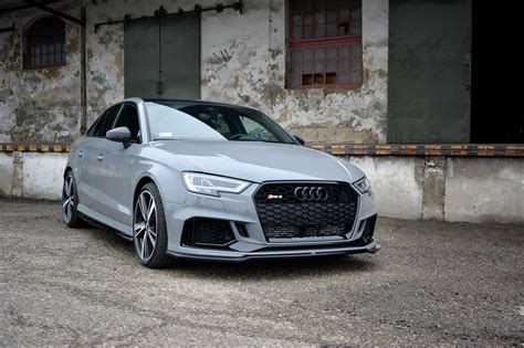 Audi Rs3 8v Facelift Sedan Front Splitter V2 Maxton Design Canada