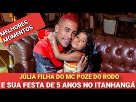 Como Foi A Festa De Anos Da J Lia Filha Do Mc Poze Do Rodo E Viviane