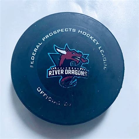 COLUMBUS RIVER DRAGONS FPHL HOCKEY PUCK | SidelineSwap