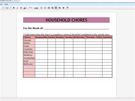 Google Docs Org Chart Template