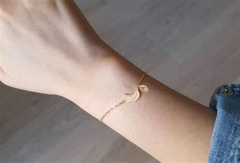 Delicate Petite Banana Braceletsdelicate Banana Bracelets Etsy In