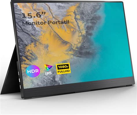 KYY Monitor portátil de 15 6 pulgadas 1080P FHD USB C visualización