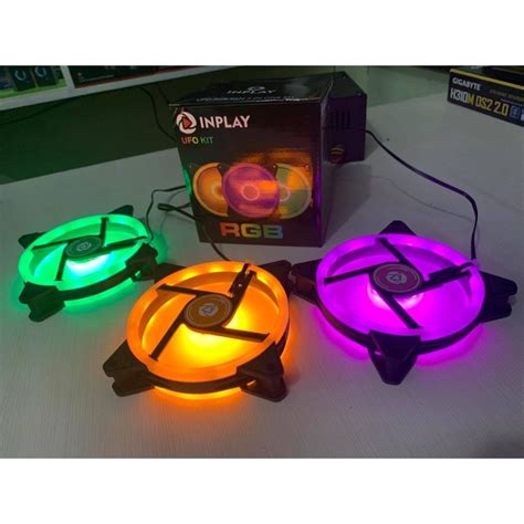 Inplay Ufo Rgb Fan 3 In 1 Kit Cpu Fan Pc Case Fan Cpu Cooler Fan Rgb Cooling Fan Lazada Ph