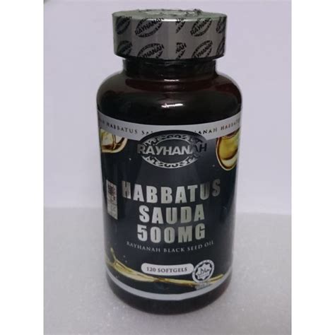 Habbatussauda 500mg Rayhanah Shopee Malaysia