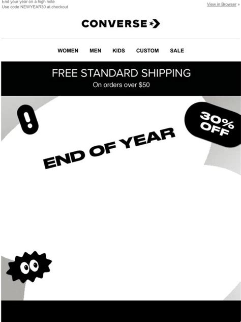 Converse Email Newsletters Shop Sales Discounts And Coupon Codes