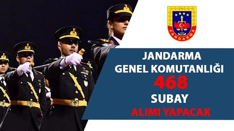 Jandarma Genel Komutanlığına Subay Temini