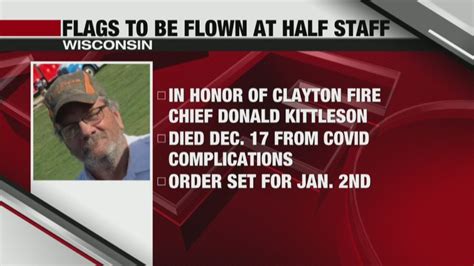 Gov Evers Orders Flags To Be Flown At Half Staff In Honor Of Clayton