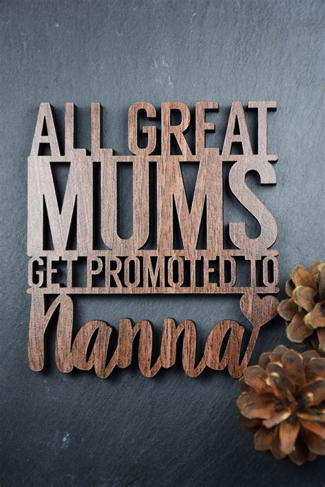 X Individual Grandma Coaster All Great Mums Get Promoted To Etsy Uk