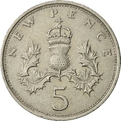 Five Pence 1971, Coin from United Kingdom - Online Coin Club